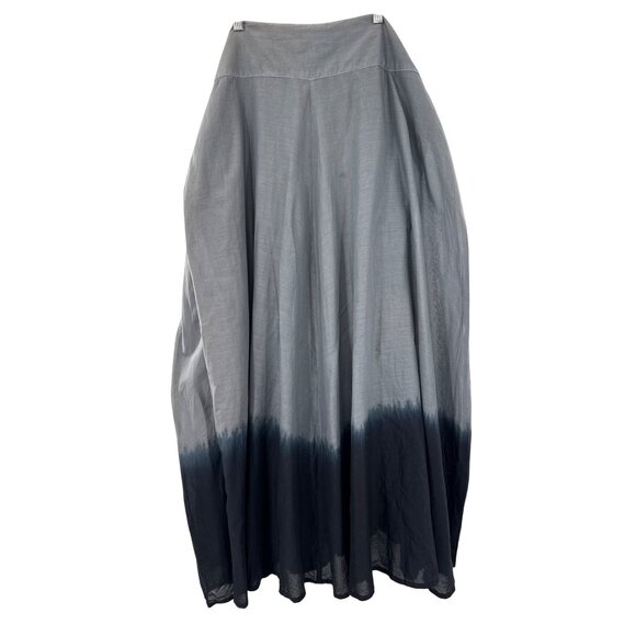 Long Tall Sally Dip-Dye Gray & Black Maxi Skirt ruffle petticoat size 14 - Picture 6 of 12